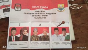 Pleno KPU Provinsi Jambi Pasangan Haris-Sani Peroleh Suara Terbanyak