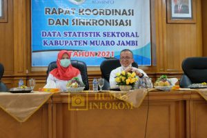 Dinas Kominfo Muaro Jambi Gelar Rakor Data Statistik Sektoral 