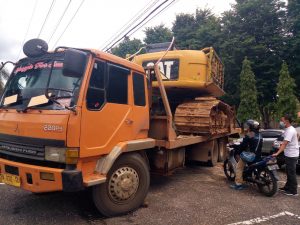 Polres Merangin Amankan Alat Berat yang Diduga Digunakan Untuk PETI dan Menetapkan Tiga Tersangka