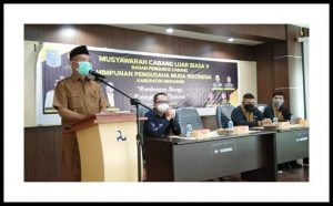 Muscab Luar Biasa Resmi Dibuka, Mashuri Berharap Sinergitas HIPMI dengan Pemda Merangin Dapat Menarik Investor