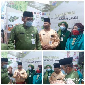 Dishanpan Jambi tampilkan produk Pangan lokal dalam Stand Pameran bazar Jambi Expo 2021