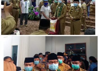 Gubernur Fachrori Serahkan bantuan