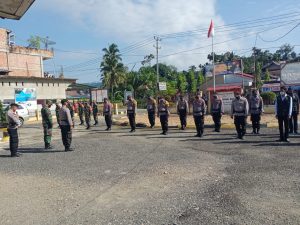 Polres Merangin dan Kodim 0420/Sarko Gelar Sosialisasi Prokes dan Bahaya Karhutla