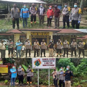 Bersama Para Perwira Lainnya Kapolres Merangin AKBP Irwan Andy Purnamawan,S.I.K Lakukan Giat Besepeda Motor.