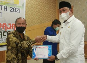 Wabup Hadiri,Launching Penyerahan SPPT-PBB Tahun 2021