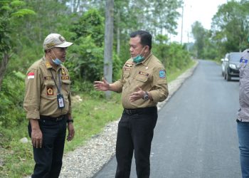 Bupati merangin bersama kadis PU