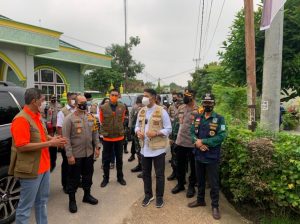 Walikota Fasha Dampingi Kepala BNPB Kunjungi Kawasan Zona Merah Covid-19