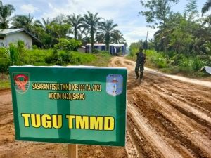 TMMD ke-111 di Bukit Beringin, Dandim :”Kita Pilih Lokasi Ini Karena Masyarakat Sangat Membutuhkan”