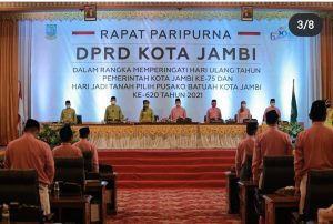 DPRD Kota Jambi Gelar Paripurna Istimewa HUT Kota Jambi dan Pemerintah Kota Jambi