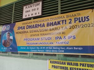 Miris…… SMA Dharma Bakti 2 Tak Kebagian Calon Siswa Pada PPDB 2021