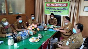 Amir Hasbi Paparkan Progres Kinerja Dinas Ketahanan Pangan dihadapan Wakil Gubernur Jambi