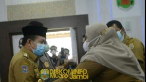 Bupati Muaro Jambi Hadiri Rapat Koordinasi Karhutla Provinsi Jambi 2021