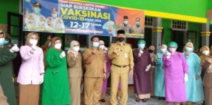 Pemerintah Kota Jambi Vaksinasi 1.800 Siswa-siswi SMP