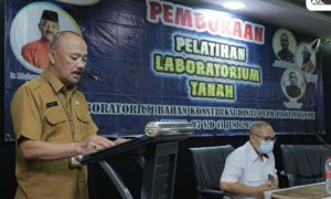 Kadis PUPR M.Fauzi Buka Pelatihan Laboratorium Bahan Konstruksi (LBK)