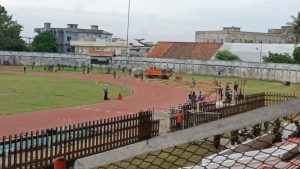 Sambut Haornas, KONI Jambi bersama TNI Goro di Stadion Tri Lomba Juang