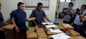 Empat Karung Berisi 80 Paket Ganja Kering Ditemukan Dipinggir Lintas Sumatera, Polisi Lacak Pemiliknya