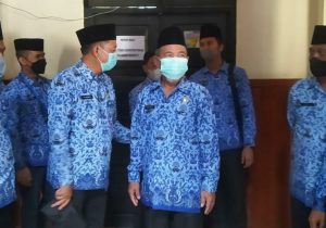 Alhamdulillah.. Bupati Mashuri Kembali Ngantor, Pasca Kecelakaan di Batanghari