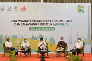 Launching Tagline #sepucukjambihijau, Sani: Pemprov Implementasikan Ekonomi Hijau Tahun 2022