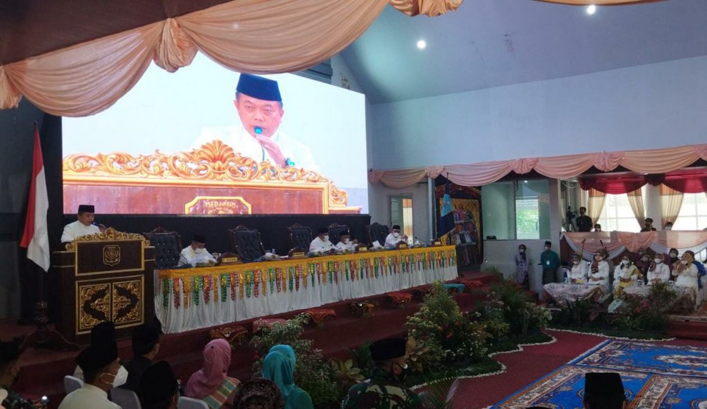 Paripurna HUT ke 72 Kabupaten Merangin Tanpa Pidato Bupati, Al Haris Doakan Kesembuhan Bupati Merangin