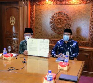 Abdullah Sani Tandatangani Nota Kesepakatan Penempatan Lulusan PKN STAN Tahun 2021