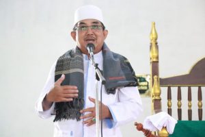 Bupati Tanjab Barat Safari Jum’at di Desa Karya Maju (Kecamatan Pengabuan)