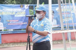 Al Haris buka Kejuaraan Tenis Lapangan Piala Gubernur Jambi 2022