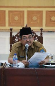 Bupati Tanjab Barat Pimpin Langsung Rapat Percepatan Pelaksanaan Program Tahun 2022