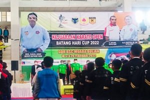 Bupati Batanghari Buka Kejuaraan Karate Open Batanghari Cup 2022