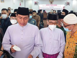 MFA Ajak Masyarakat, OPD Dan DPRD Bangun Kabupaten BatanghariHadiri rapat paripurna DPRD