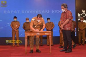 Wabub Muaro Jambi Hadiri Rakor Kenduri Swarna Bumi