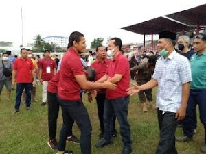 Waka Ahmad Haikal Semangati Tim Sepak Bola Muaro Jambi di Gubernur CUP