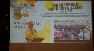 Unsur Pimpinan DPRD Kota Jambi ikuti Musrenbang Melalui Zoom Meeting