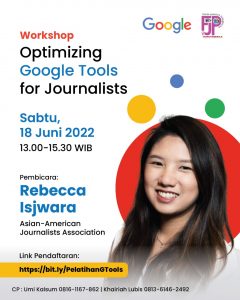 Google-FJPI Adakan Workshop, “Optimizing Google Tools for Journalist”