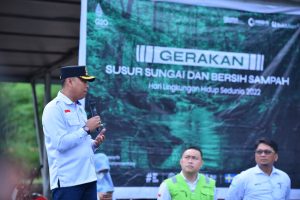 PTBA Gandeng Tripika Gelar Aksi Bersih Sampah Sungai Enim