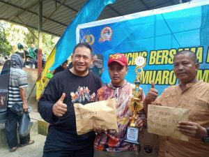 Polres Muaro jambi Gelar Lomba Mancing Ikan, Hadiah Utamanya yang terbesar 100.000.000+ tropi