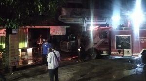 Sebuah Laundry Yasmin Hangus Terbakar di Duga Aliran Listrik