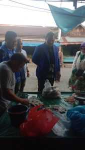 Ketua DPD Demokrat Provinsi Jambi Keliling Pasar Parit Satu Kuala Tungkal