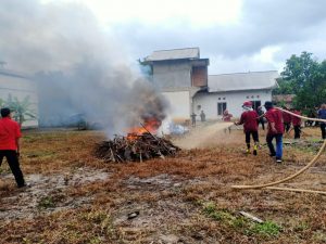 BGRM bersama Magala Agni menggelar Simulasi Pemadaman Karhutla di Provinsi Jambi