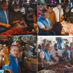 Kunjungi Pasar Angso Duo di Jambi, Mendag Zulkifli Hasan: Harga Bahan pokok Semakin Murah