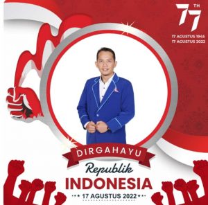 Ketua DPC Partai Demokrat Muaro Jambi Mengucapkan Dirgahayu Republik Indonesia ke-77