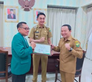 Pj Bupati Muaro jambi Terima Kunjungan Rektor ITS NU