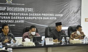 Sinkronisasi Perda, DPRD Jambi Gelar FGD Bersama Kemendagri