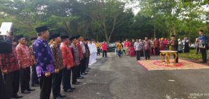 Dilaksanakan Dikawasan Kolam Buaya, Bupati Mashuri Lantik Puluhan Pejabat Eselon III dan IV Pemkab Merangin