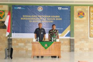 Kodim 0402/OKI Gelar Sosialisasi Program PT. Asabri (Persero)