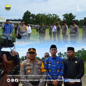 Pj Bupati Muaro Jambi Hadiri Apel Gelar Pasukan Operasi Zebra