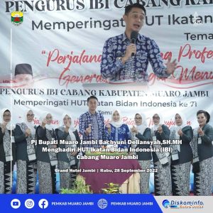 PJ Bupati Muaro Jambi Hadiri HUT IBI Cabang Muaro Jambi