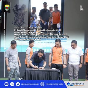 Pj Bupati Muaro Jambi Hadiri HUT Dirlantas