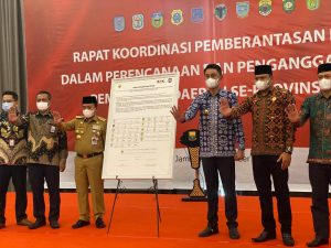 Penjabat Bupati Muaro Jambi Hadiri Rakor Bersama KPK di Jambi.