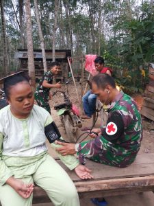 TMMD Beri Layanan Kesehatan Dari Rumah Ke Rumah