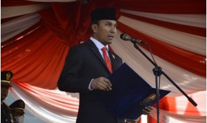 HUT RI ke-77, Ketua DPRD Provinsi Jambi Bacakan Teks Proklamasi